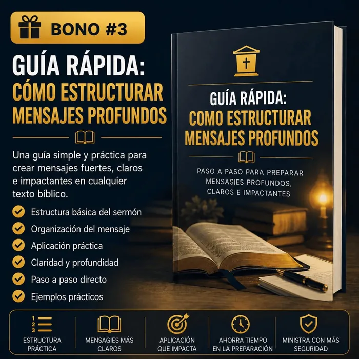 Bono 3: Guía Rápida para Estructurar Mensajes Profundos